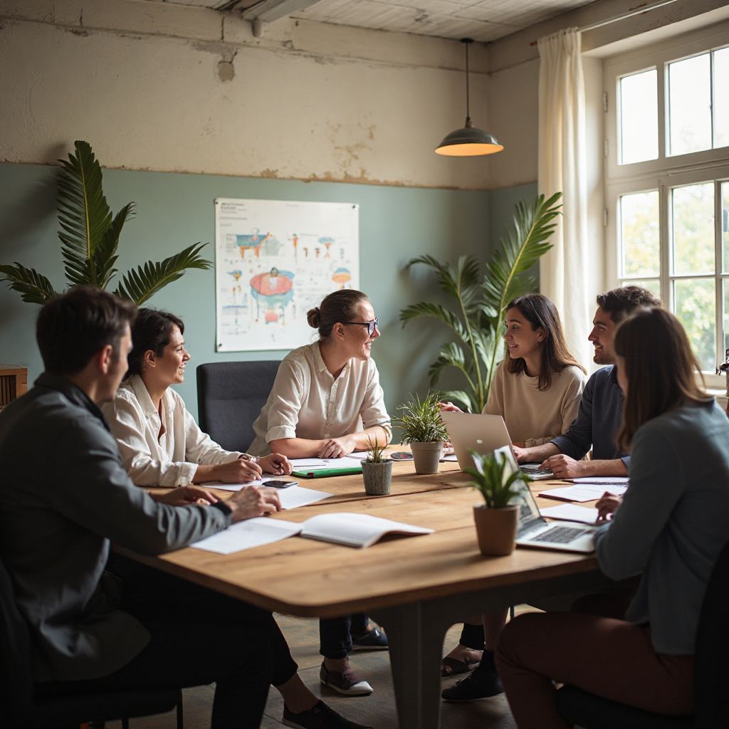 Echipa MotivatRO în timpul unui workshop de motivație
